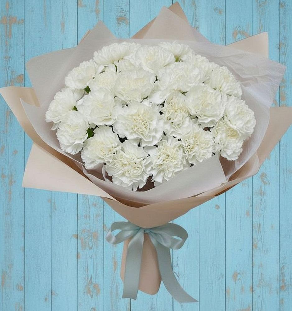 Букет цветов из: Гвоздики в Малом Верево