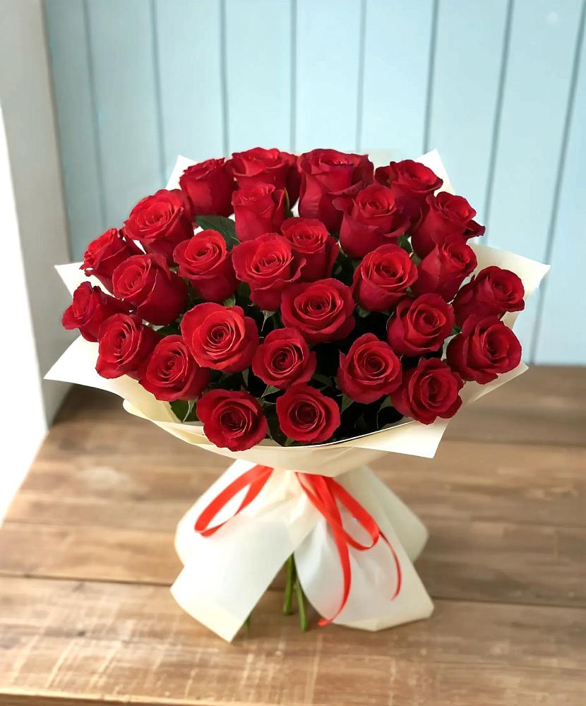Букет 29 Красных роз в Малом Верево