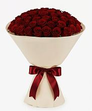 Букет 101 Бордовая роза Блэк Бакарра в Малом Верево