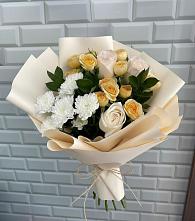 Букет цветов из:  Розы и Хризантемы в Малом Верево