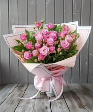 Букет Розовый кустик в Малом Верево