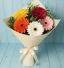 Букет цветов из:  Герберы в Малом Верево