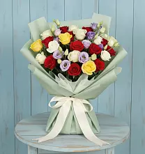 Букет цветов из:  Розы в Малом Верево