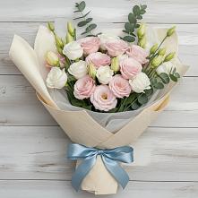 Букет цветов из:  Лизиантусы #REPLACE_PRED# Малом Верево