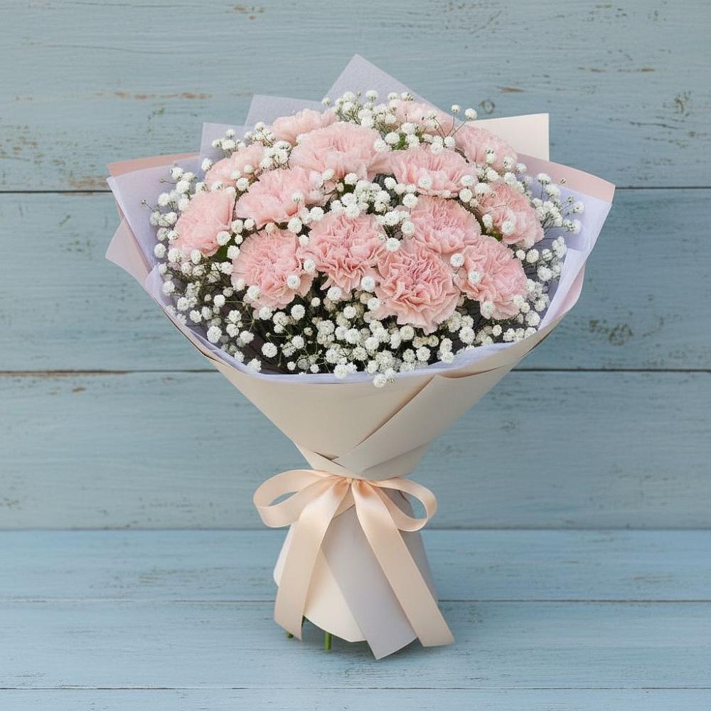 Букет цветов из: Гвоздики в Малом Верево