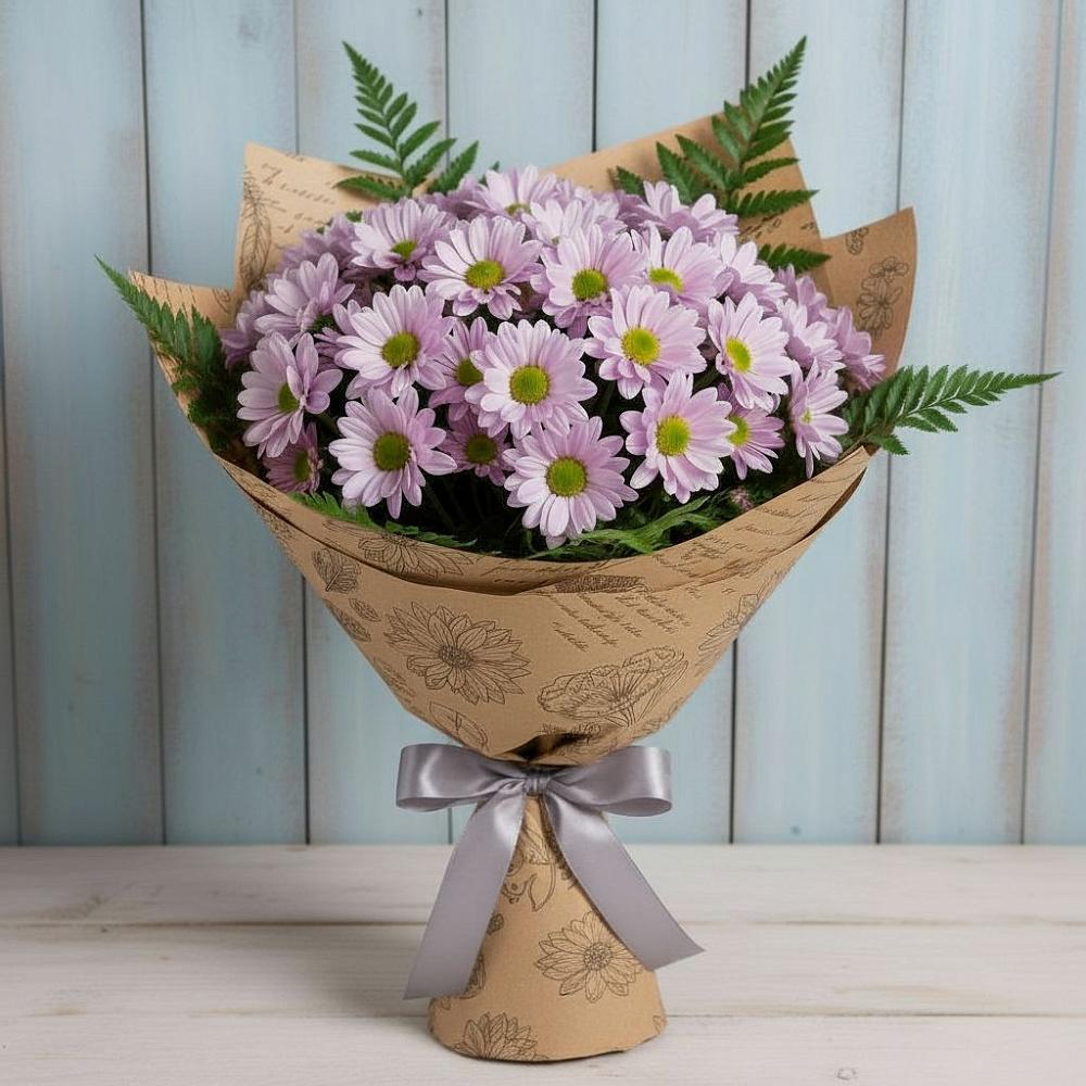 Букет цветов из: Хризантемы в Малом Верево