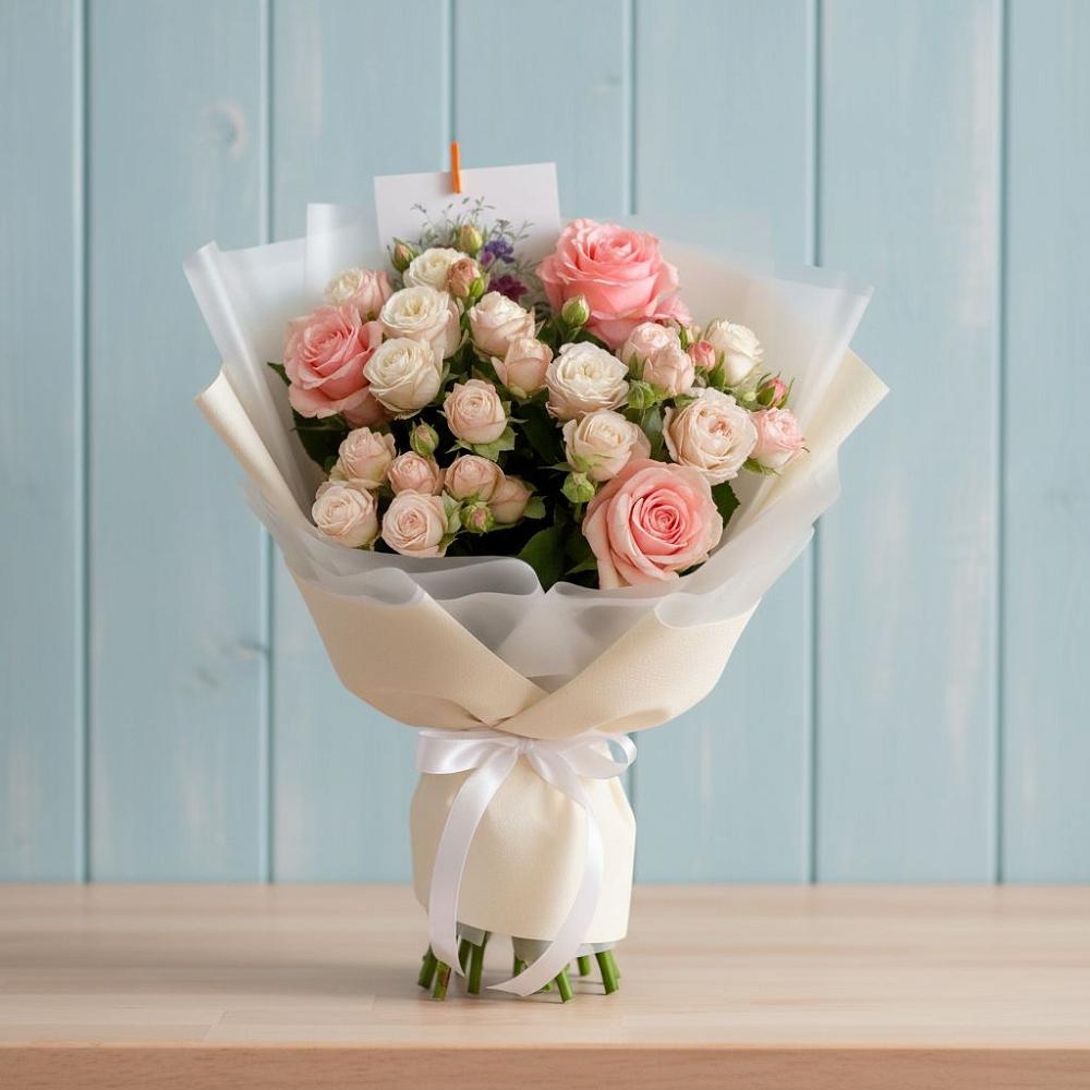 Букет цветов из: Розы в Малом Верево