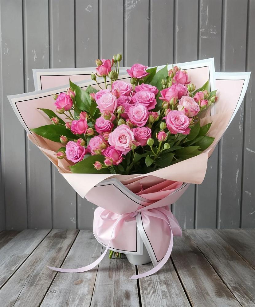 Букет Розовый кустик в Малом Верево