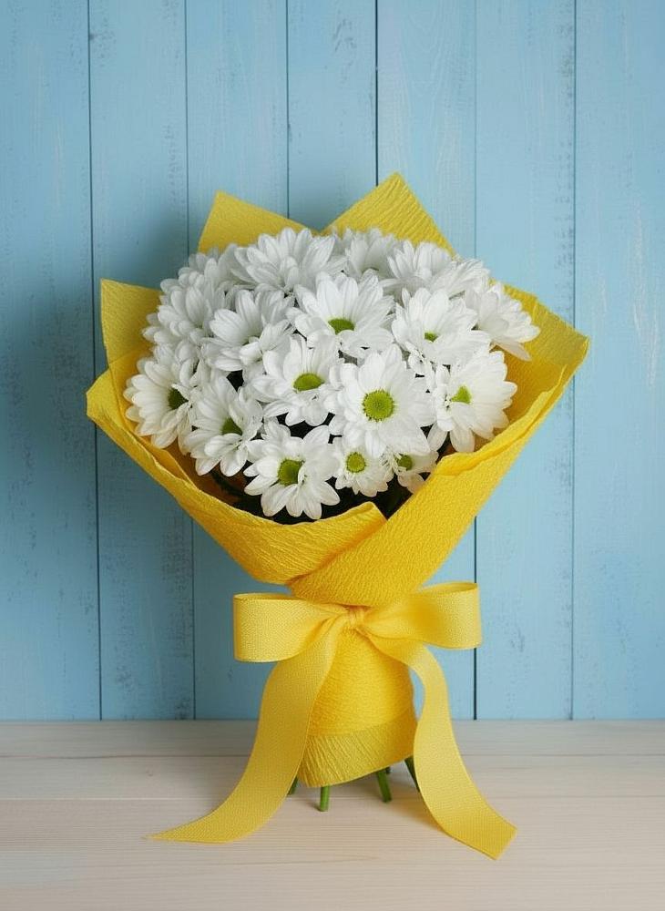 Букет цветов из: Хризантемы в Малом Верево