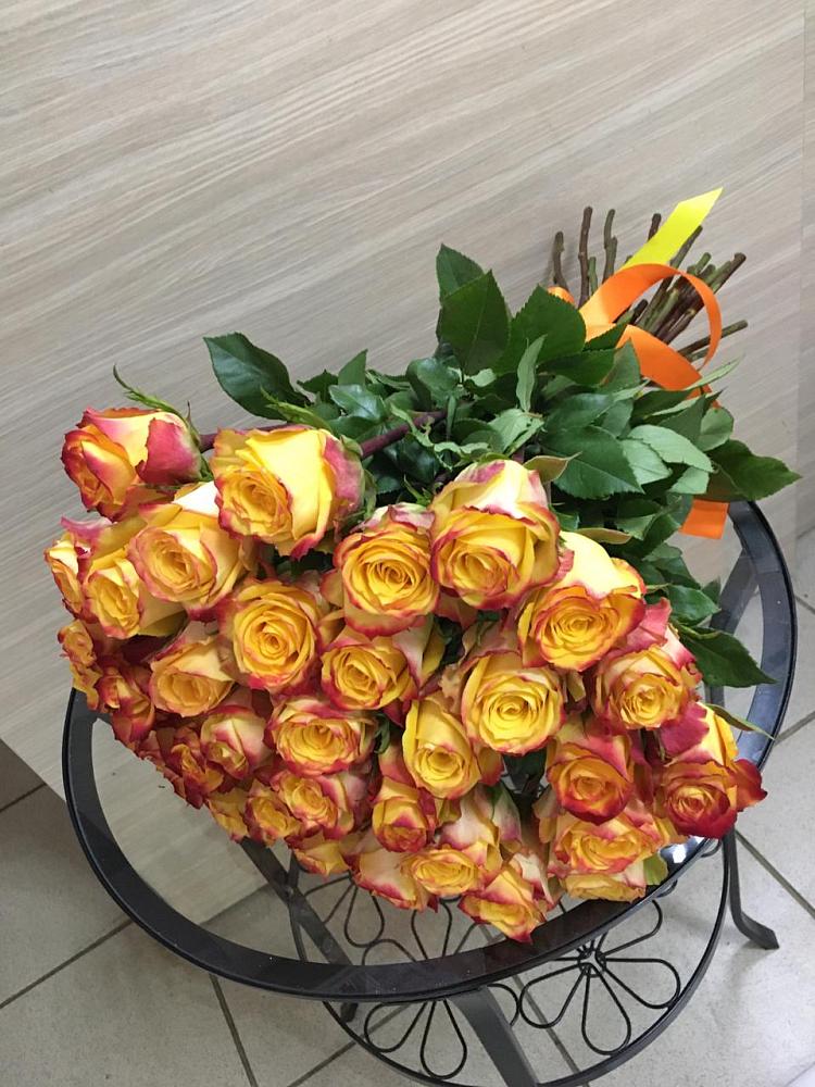 Букет Желтые розы в Малом Верево