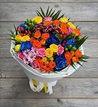 Букет цветов из:  Розы и Хризантемы #REPLACE_PRED# Малом Верево