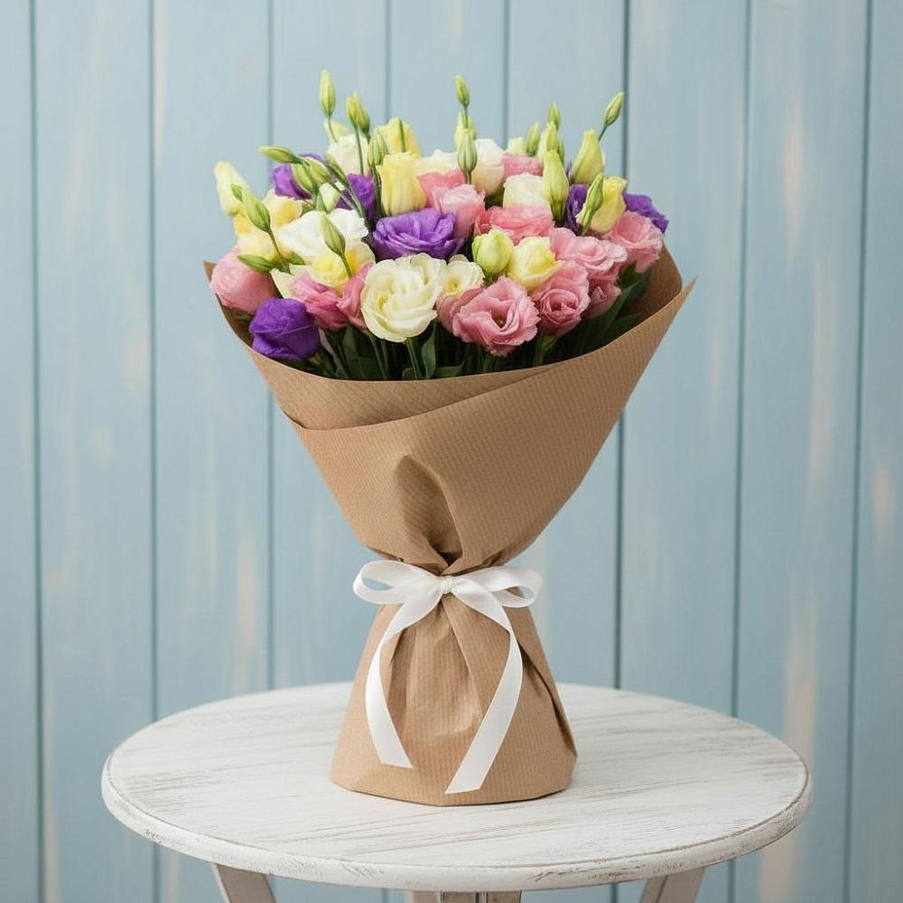 Букет цветов из: Лизиантусы в Малом Верево