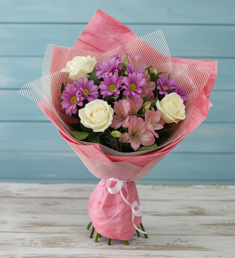 Букет цветов из: Герберы в Малом Верево