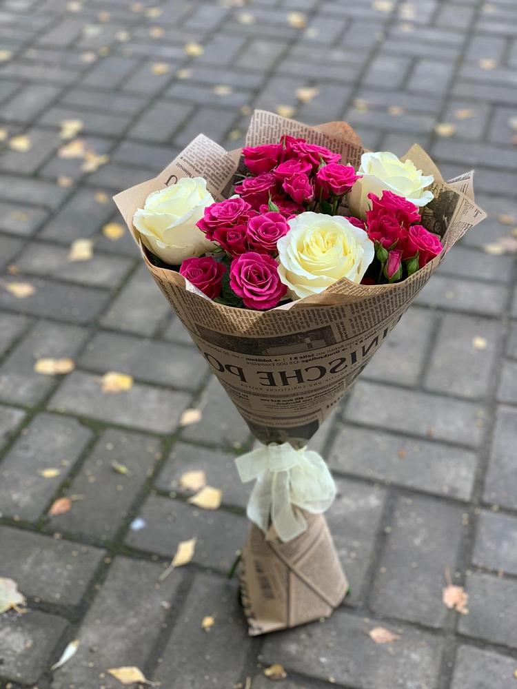 Букет цветов из: Розы в Малом Верево